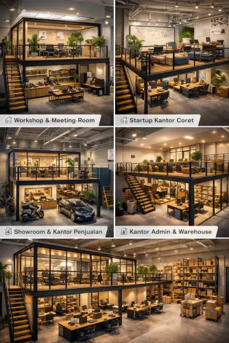 Mezzanine Ruang Kantor di Sukabumi Utara