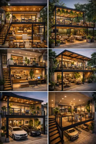 Mezannine Cafe Modern di Sukabumi Utara
